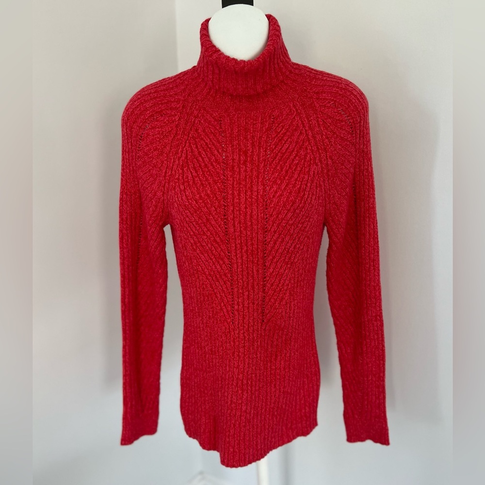 Sundance Toasty Dimensions Cable Knit Turtleneck Sweater